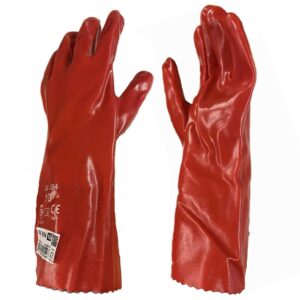 Gloves with red PVC coating 054/3620 (35 cm) 054 picture#0