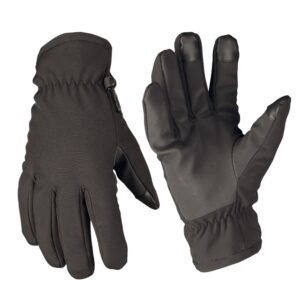 BLACK SOFTSHELL GLOVES THINSULATE 12521302 picture#0