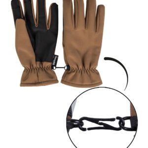 DARK COYOTE SOFTSHELL GLOVES THINSULATE 12521319 picture#2