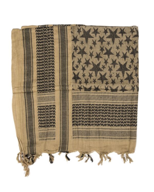 COYOTE/BLACK SHEMAGH SCARF ′STARS′ 12609405 picture#1