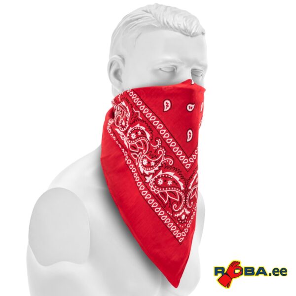 RED WESTERN BANDANA 12620010 picture#1