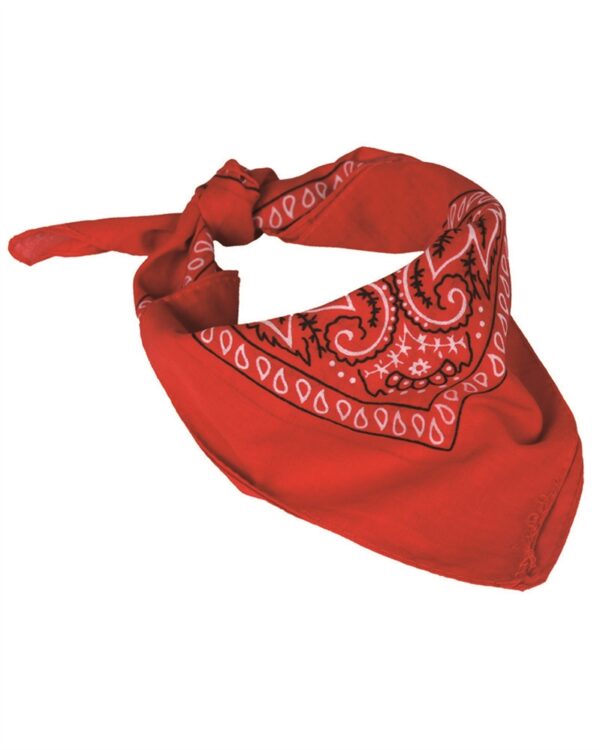 RED WESTERN BANDANA 12620010 picture#3