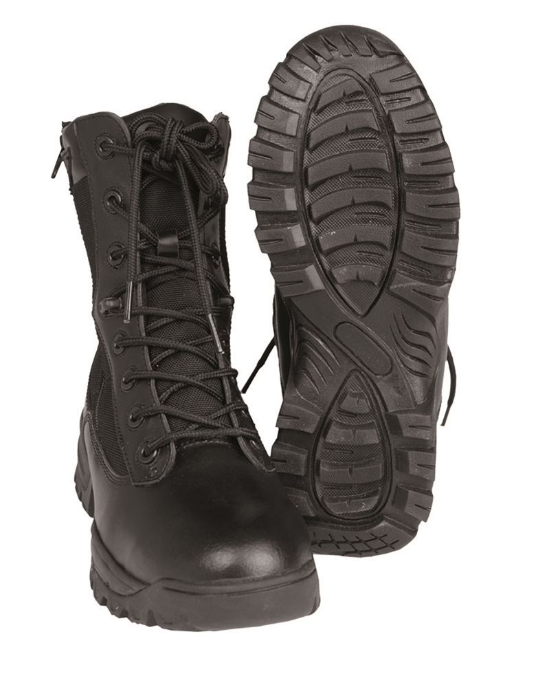 BLACK TACTICAL BOOTS TWO-ZIP 12822202 picture#0 BLACK TACTICAL BOOTS TWO-ZIP 12822202 picture#0