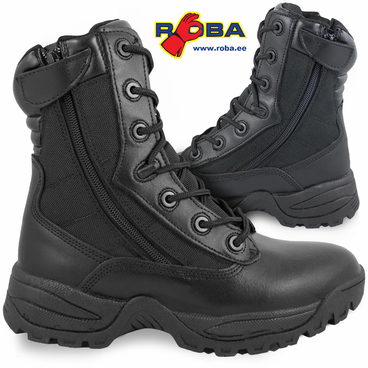 BLACK TACTICAL BOOTS TWO-ZIP 12822202 picture#0 BLACK TACTICAL BOOTS TWO-ZIP 12822202 picture#0
