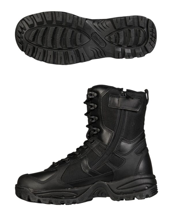 BLACK ′PATROL′ BOOTS ONE-ZIP 12822302 picture#1