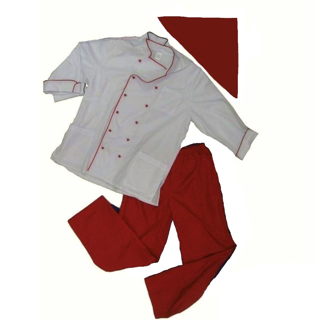 Костюм поварской красный KTP6P picture#1 Костюм поварской красный KTP6P picture#1