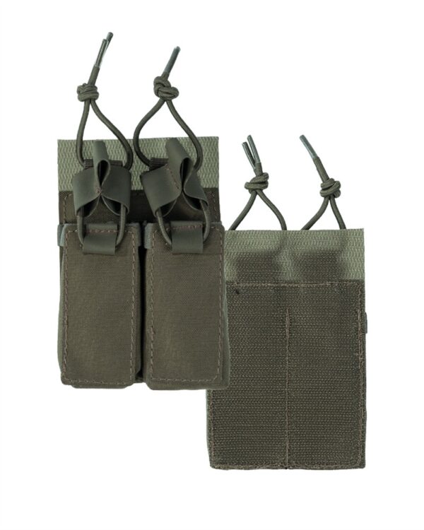 OD DOUBLE PISTOL MAGAZINE POUCH W.HOOK&LOOP BACK 13495801 picture#1