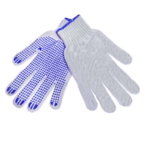 Knitted gloves with rubber pimples at one side 4349 (007) 4349 0078 007 picture#0