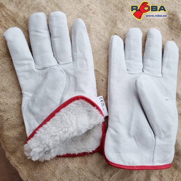 Warm сalfskin gloves R700 R700 picture#2