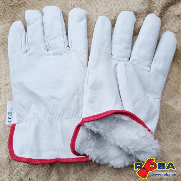 Warm сalfskin gloves R700 R700 picture#3