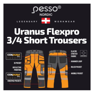 Breeches Pesso Uranus Flexpro 135 HI-VIS orange KB135OR picture#1