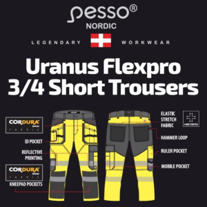 Breeches Pesso Uranus Flexpro 135 HI-VIS yellow KB135G picture#1