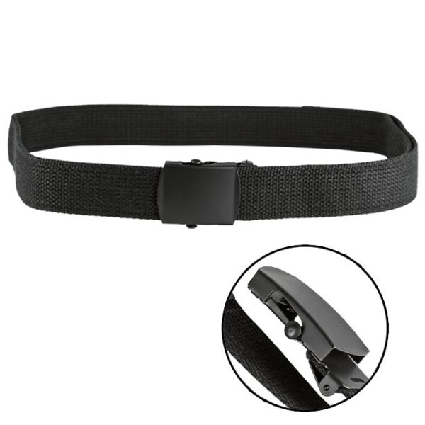 US BLACK BELT COTTON BLACK BUCKLE 13110202 picture#0