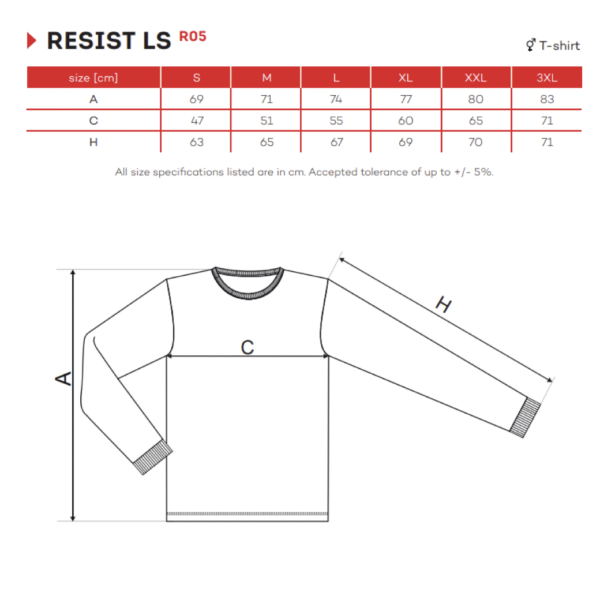 RESIST long sleeve shirt LSR05 picture#3