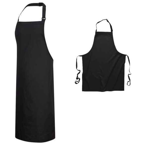 Bib Apron Black Poly/Cotton S841 S841 picture#0