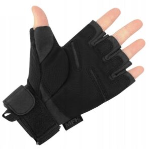 Tactical Gloves, "Protect", fingerless, black 15553A 15553A picture#2