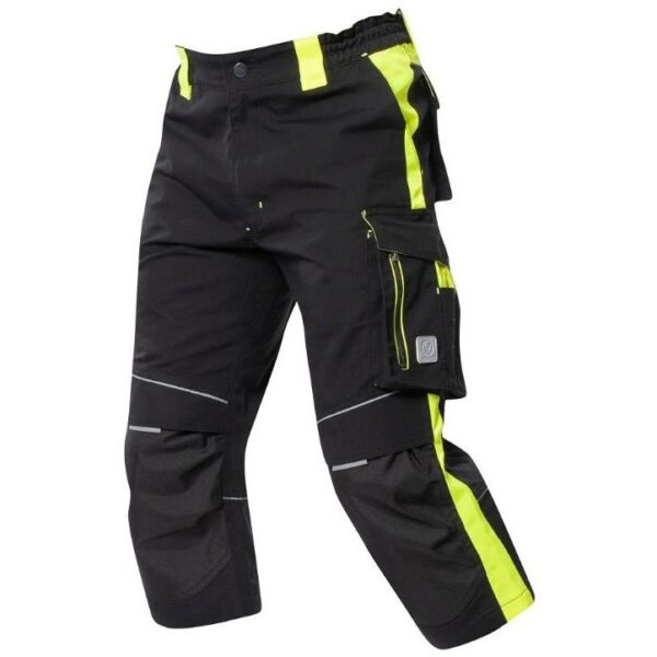 3/4 trousers ARDON®NEON black-yellow H6520 picture#0