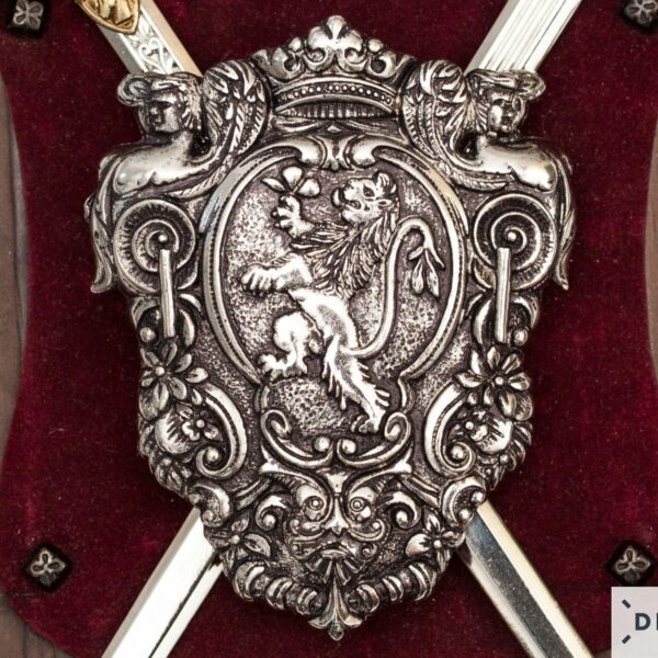 Panoply with coat of arms and 2 swords 576 picture#1