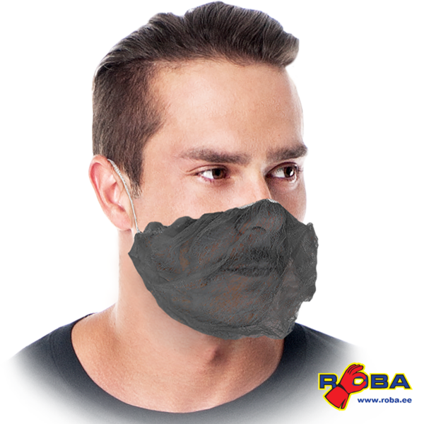 Mouth and beard cover OSTB25X40 black OSTB25X40 picture#0