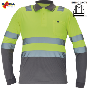 Long sleeve T-shirt LEON HV, HI-VIS yellow/gray LEON HV picture#0