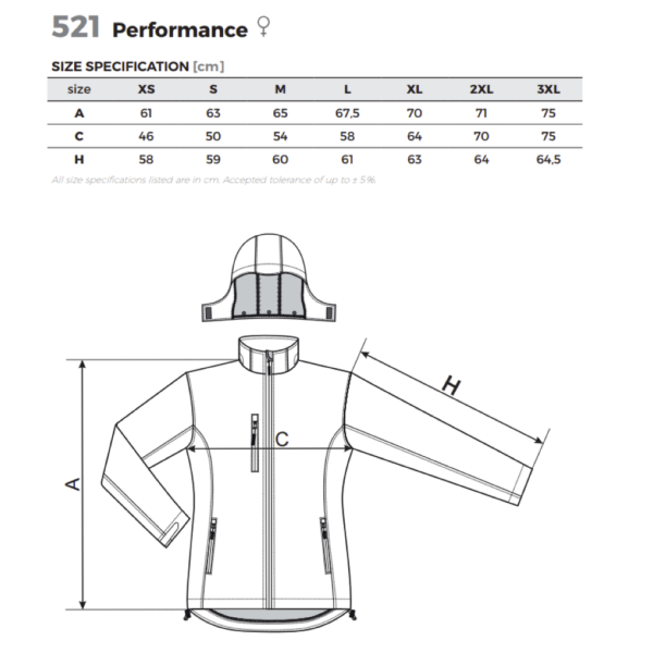 Softshell jope naistele Performance 521 521 picture#18