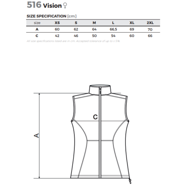 Naiste vest softshell Vision 516 516 picture#32