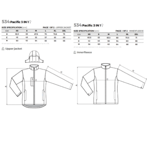 Naiste softshell jope 3 in 1 Pacific 534 534 picture#28