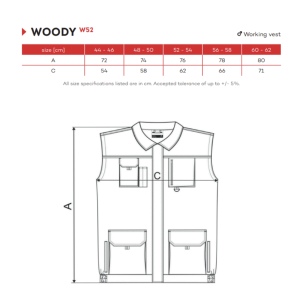 Meeste töövest Woody W52 W52 picture#4