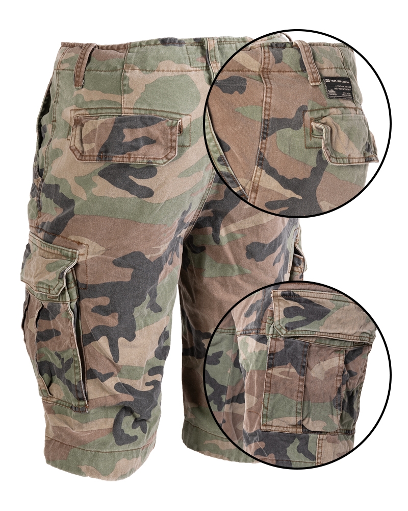 WOODLAND VINTAGE SHORTS PREWASH 11404120 picture#1 WOODLAND VINTAGE SHORTS PREWASH 11404120 picture#1