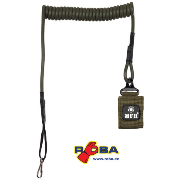 Lanyard for Pistol, OD green, with carabiner 30753B 30753B picture#0