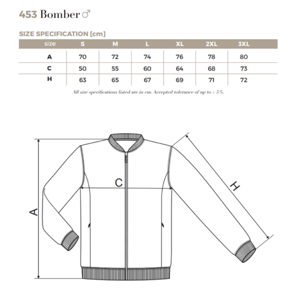 Bomber-stiilis meeste dressipluus "Bomber" 453 453 picture#12