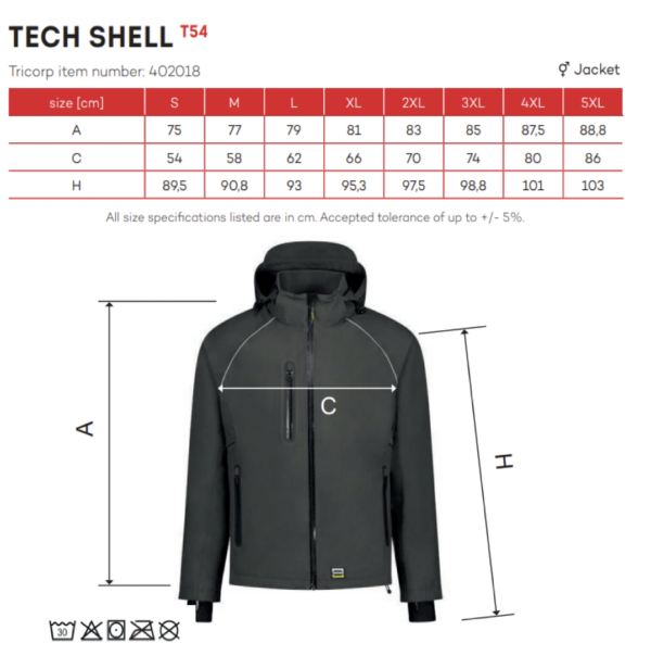 Softshell unisex jope Tech Shell T54 T54 picture#12