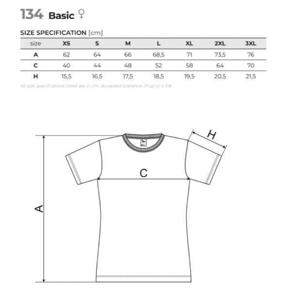 Basic women's T-shirt 134 134 picture#144