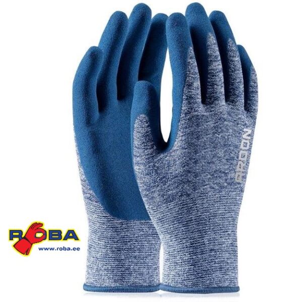 Coated gloves ARDON®NATURE TOUCH - with sales tag - blue A8081 picture#0