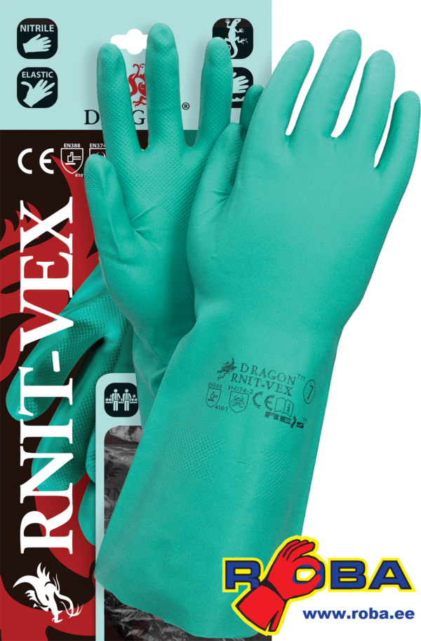 Safety gloves made of nitrile rubber RNIT-VEX RNIT-VEX picture#0