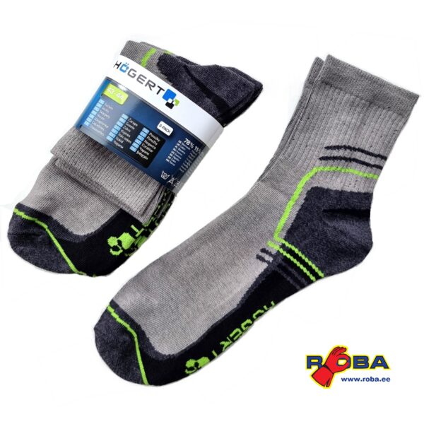 Short gray socks HÖGERT SAAR HT5K454 (3 pairs) HT5K454 picture#0