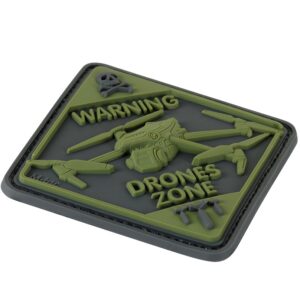 Velcro märk "Drone Zone", 3D, must/roheline 51346001 51346001 picture#1