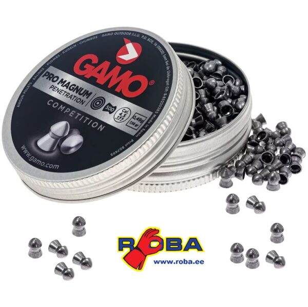 Gamo Pro Magnum Pellets 4,5mm 500 pcs. 0,49g/7.56gr 2019 picture#0