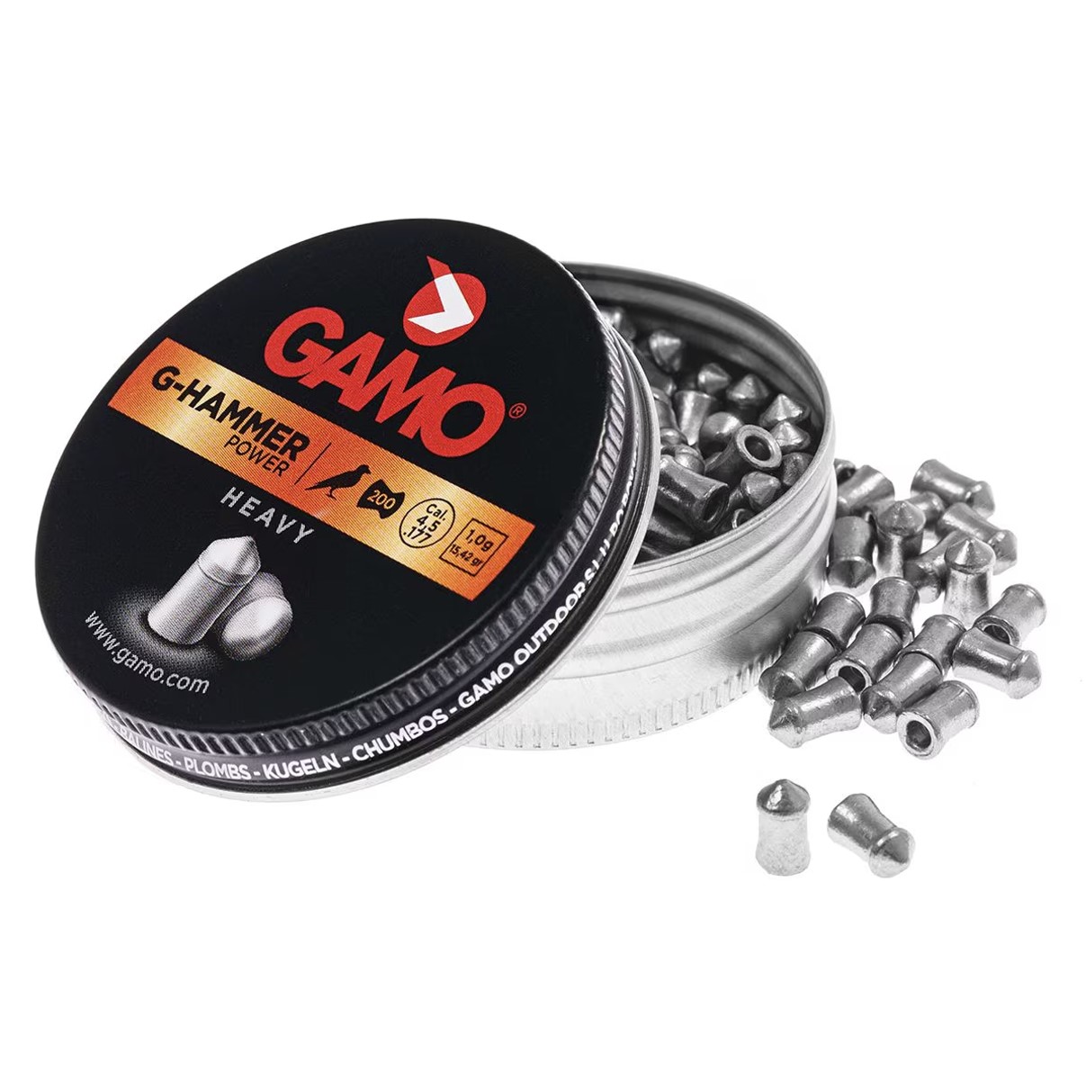 Gamo G-Hammer Energy kuulid 4.5mm 200tk 1,0 grammi 10195 picture#0 Gamo G-Hammer Energy kuulid 4.5mm 200tk 1,0 grammi 10195 picture#0