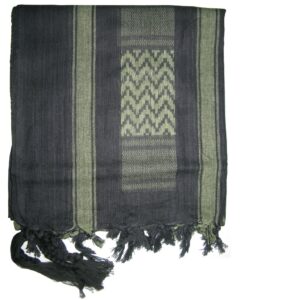 BLACK/O.D. SHEMAGH SCARF 161040 161040 picture#0