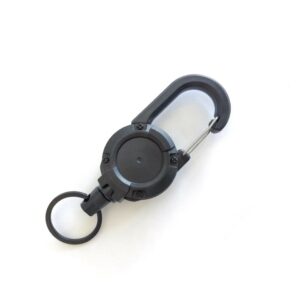 Tactical Black Retractor Keychain 584315 picture#0