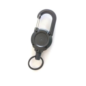 Tactical Black Retractor Keychain 584315 picture#1