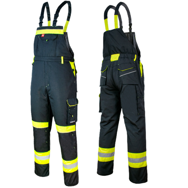 High visibility winter trousers CLASSIC-VIS-OC yellow CLASSIC-VIS-OC picture#0