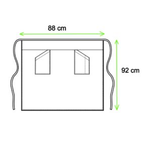 Versailles apron without split - Isacco 114300 picture#1