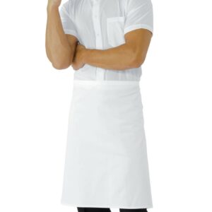 Waist apron white without pocket - Isacco 086100 picture#0