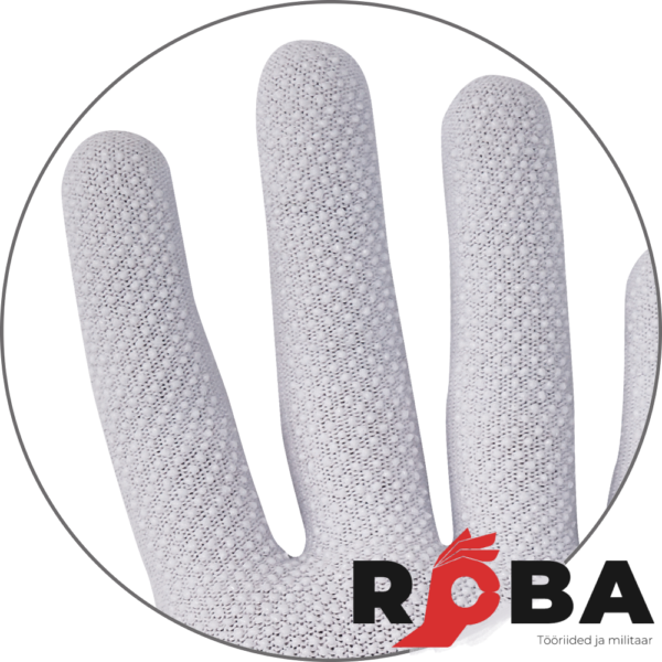 BUSTARD Evo gloves cotton+PVC dots white BUSTARD picture#1