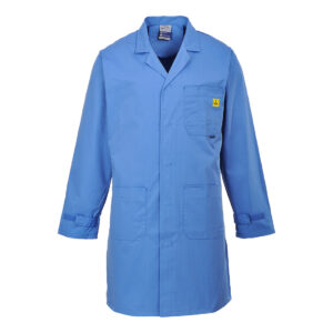 Antistaatiline ESD kittel, Hamilton Blue AS10 picture#0