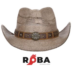 Straw Hat, "Colorado", with hat band, brown 10757 picture#0