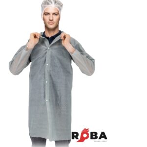 Laboratory coat POLYPRO FLABS grey FLABS picture#0