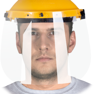 A face shield consisting of a splash-resistant visor and a headband. OTFS-VI OTFS-VI picture#0